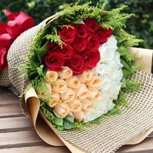 Weihnachtsblumen-Party