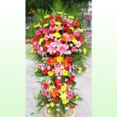 Cesto di Fiori per Apertura a 3 Strati